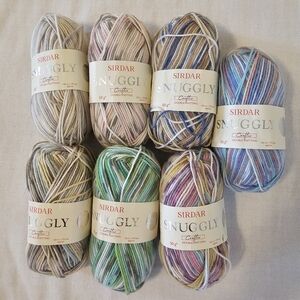 CHOOSE COLORWAY Sirdar Snuggly Baby Crofter DK Knitting Yarn Acrylic 50 g 179 y